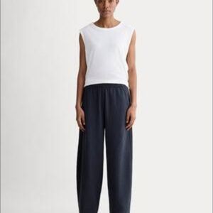 Everlane Off Duty Barrel Pants Navy